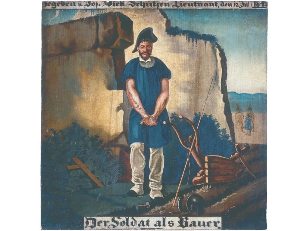 foto Voj�k sedl�kem - 1842